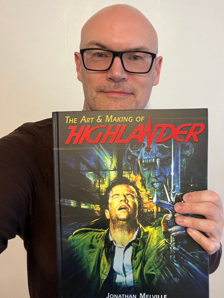 Jonathan and his Art of Highlander book